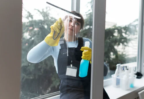 Nettoyage de vitres intérieures et extérieures à Gommenec'h